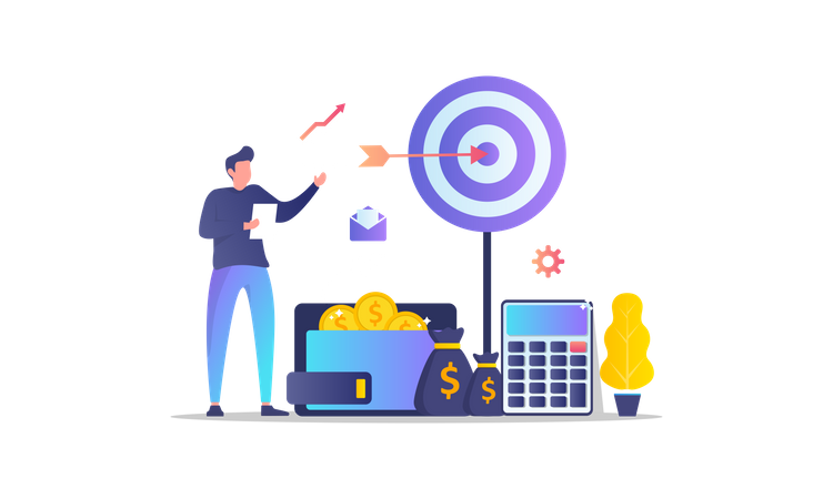 Financial target  Illustration