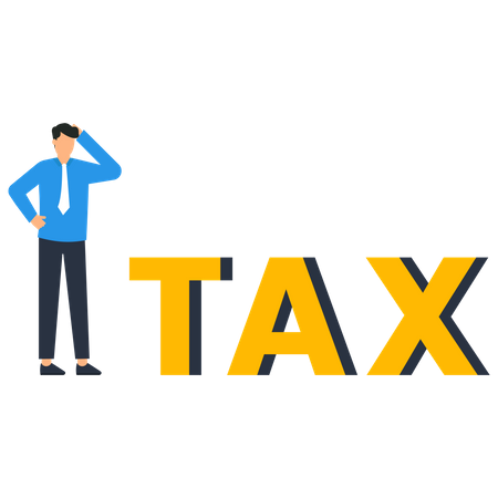 Financial tax planning  Illustration