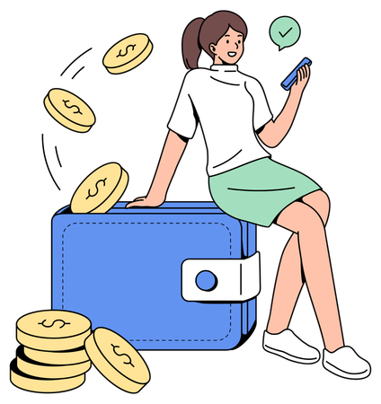 Financial Transaction  Illustration