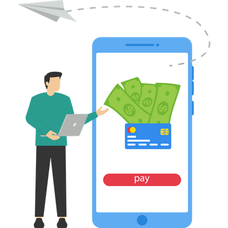 Financial transactions  Illustration