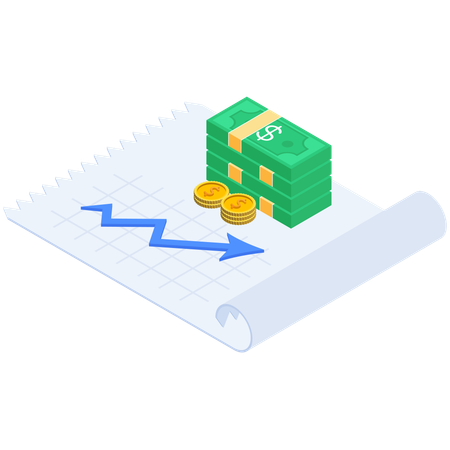 Financial Uptrend  Illustration
