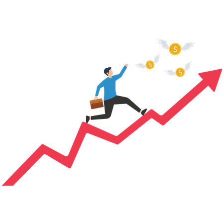 Financiamento de investimento rentável  Ilustração