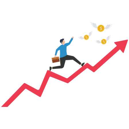 Financiamento de investimento rentável  Ilustração