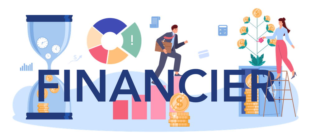 Financier  Illustration