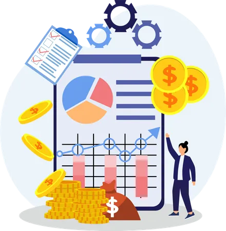 Finanzanalyse  Illustration