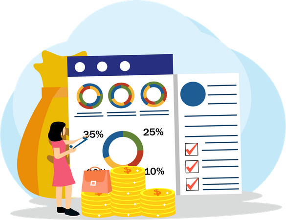 Finanzanalyse  Illustration