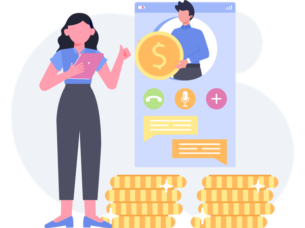 Finanzberater  Illustration