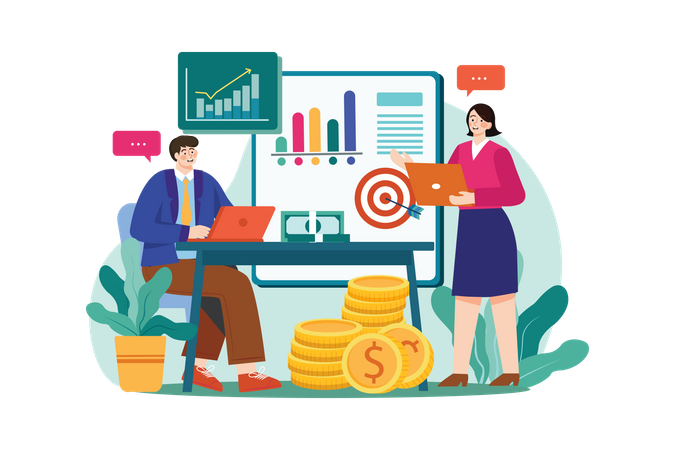 Finanzberater  Illustration