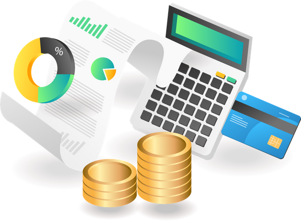 Finanzbuchhaltung  Illustration