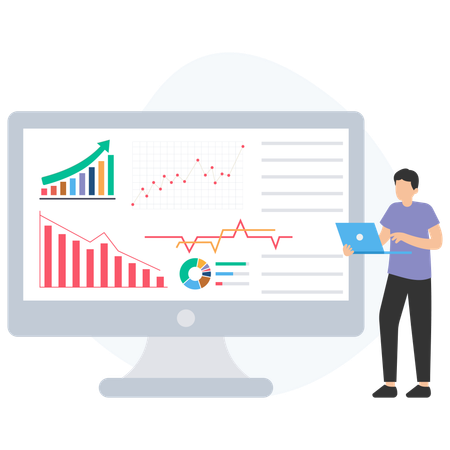 Finanzdaten  Illustration