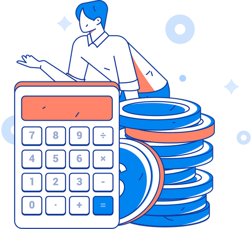 Finanzen verwalten  Illustration