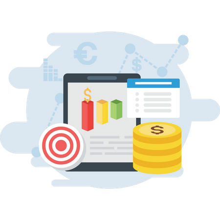 Finanz-Webanalyse  Illustration