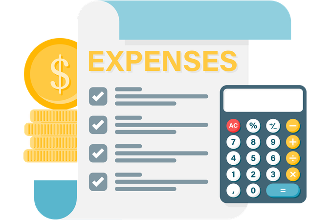 Finanzielle Budgetierung  Illustration