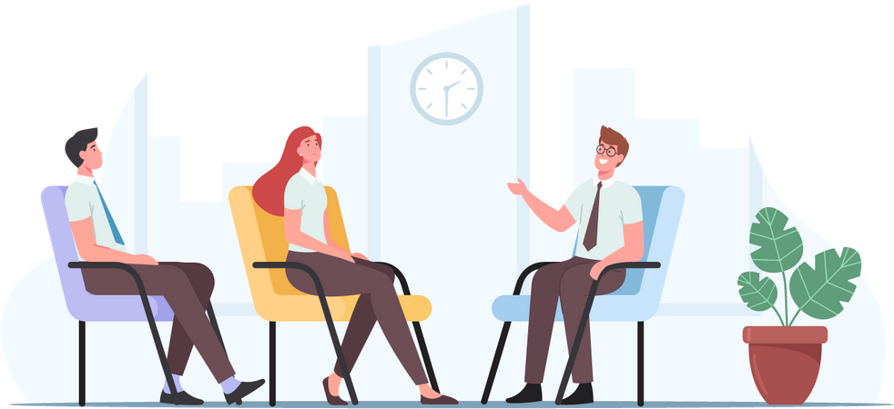 Finanzielle Unternehmensberatung  Illustration
