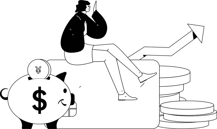 Finanzieller Schutz  Illustration