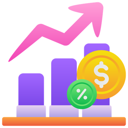 Finanzielles Wachstum  Illustration