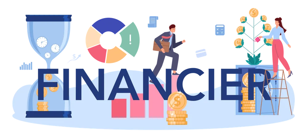 Financier  Illustration