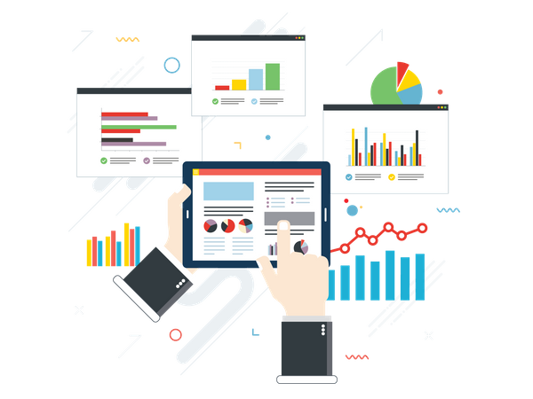 Finanzielle Investitionsplanung  Illustration