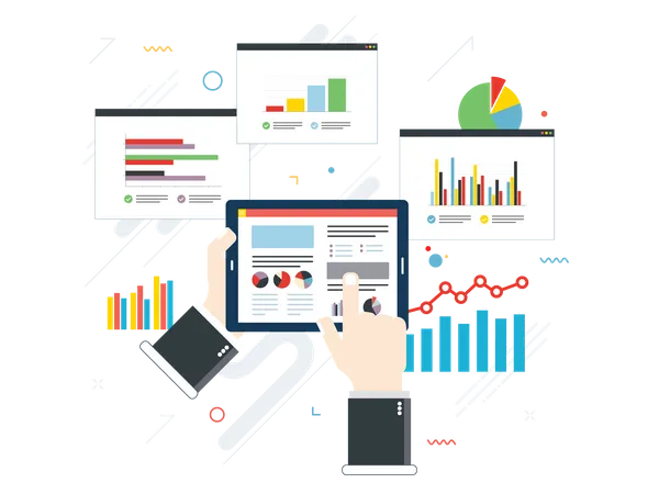 Finanzielle Investitionsplanung  Illustration