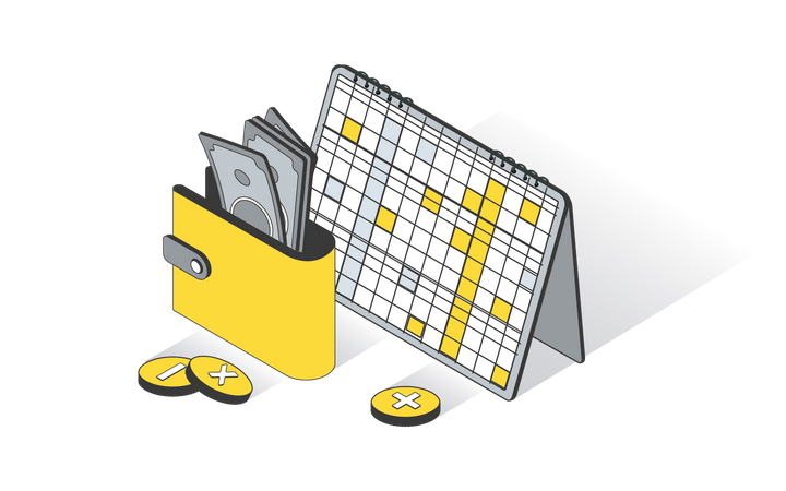 Finanzkalender  Illustration