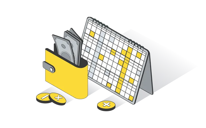 Finanzkalender  Illustration