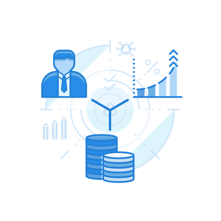 Finanzverwaltung  Illustration