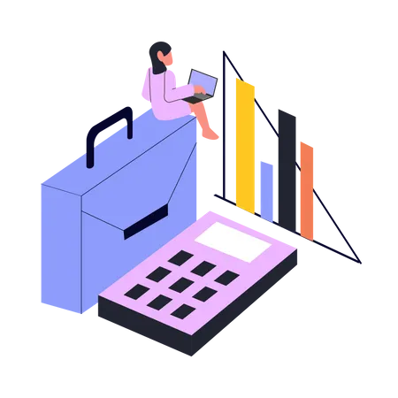 Finanzverwaltung  Illustration