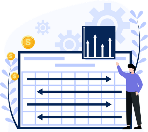 Finanzverwaltung  Illustration