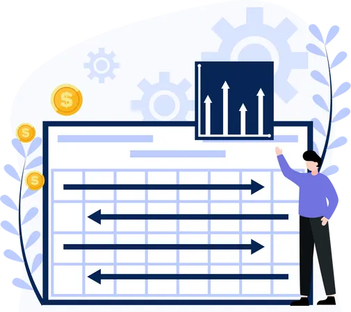 Finanzverwaltung  Illustration