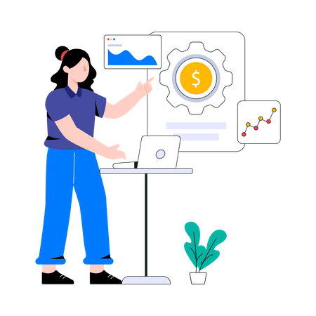 Finanzverwaltung  Illustration