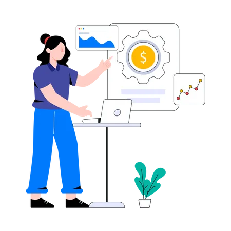 Finanzverwaltung  Illustration