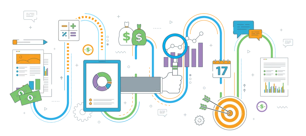 Finanzmanagementprozess  Illustration