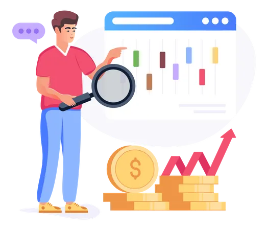 Finanzmarkt  Illustration