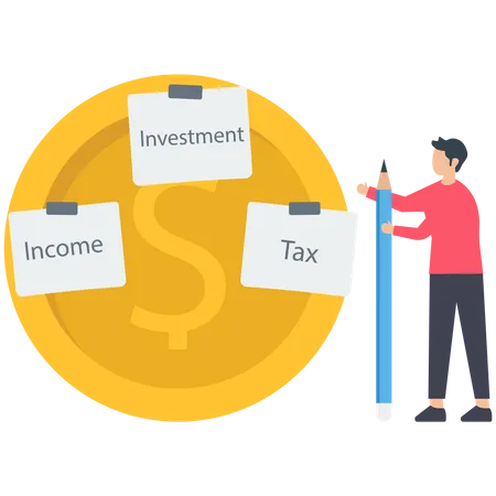 Finanzplan  Illustration