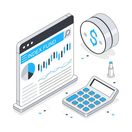 Finanzielle Planung  Illustration