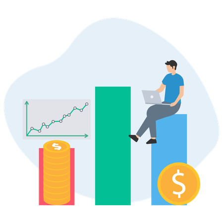 Finanzielle Planung  Illustration