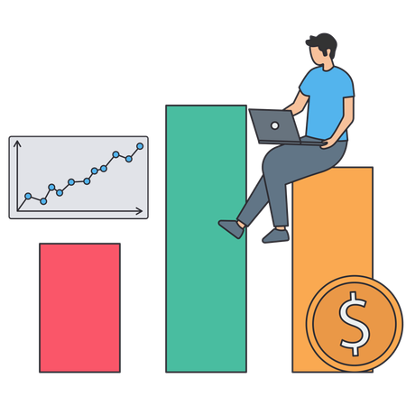 Finanzielle Planung  Illustration