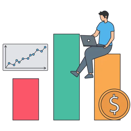 Finanzielle Planung  Illustration