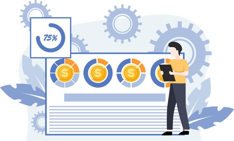 Finanzplanung  Illustration