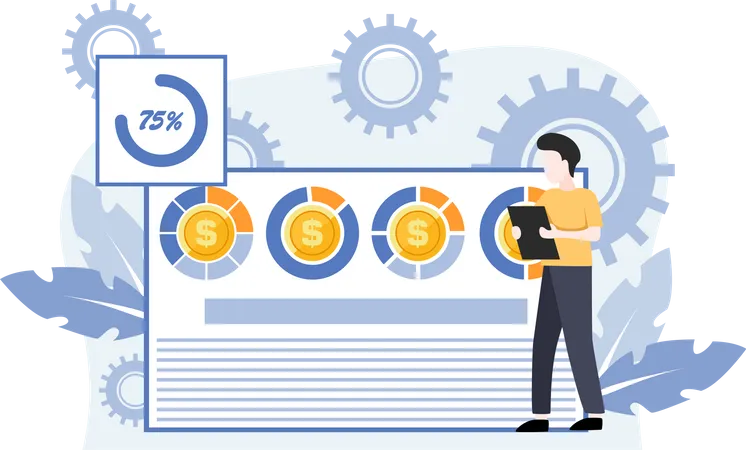 Finanzplanung  Illustration