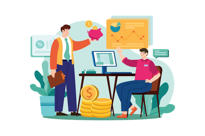 Finanzplanung  Illustration