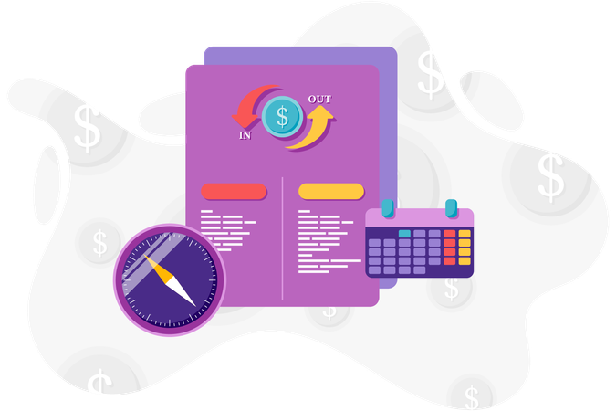 Finanzprognose  Illustration