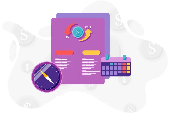 Finanzprognose  Illustration