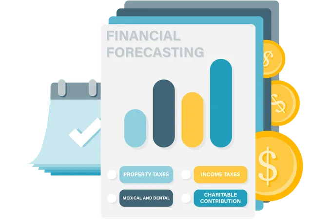 Finanzprognose  Illustration