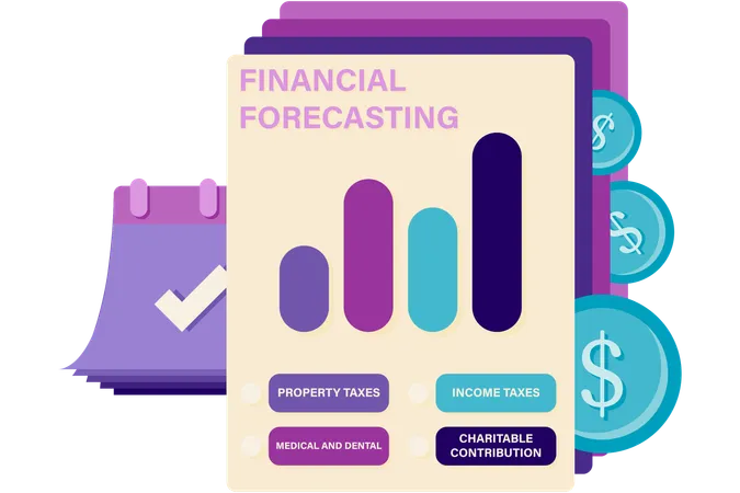 Finanzprognose  Illustration