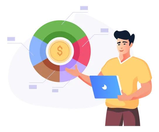 Finanzstatistiken  Illustration