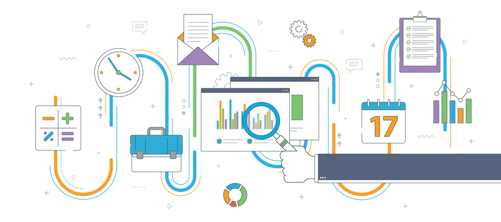 Finanzstrategie  Illustration