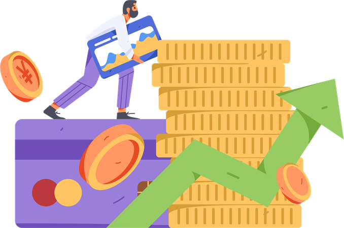 Finanzwachstum  Illustration