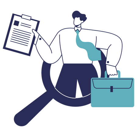 Find a Job  Illustration