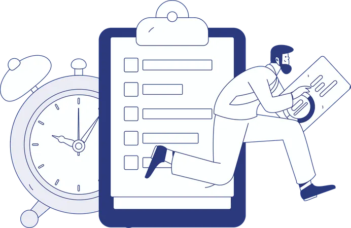 Find business talk  Illustration